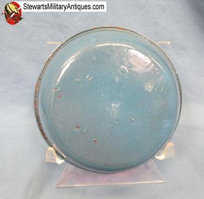  Japanese WWII Enameled Steel Bowl, Battlefield Recovered   — image 2