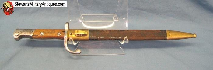  Brazilian M1908 Mauser Bayonet, German Mfg, WKC  — image 2