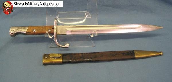  Brazilian M1908 Mauser Bayonet, German Mfg, WKC  — image 4