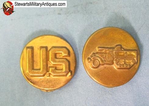  US WWII Collar Brass, Tank Destroyer — image 4