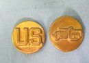 US WWII Collar Brass, Tank Destroyer