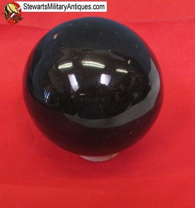  Japanese WWII Ceramic Grenade, Black, INERT   — image 3