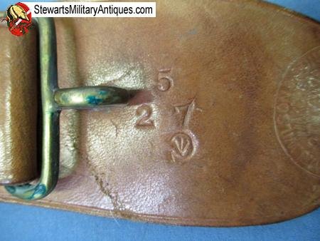  Canadian Post WWII Snake-Buckle Waist Belt 1925 — image 4