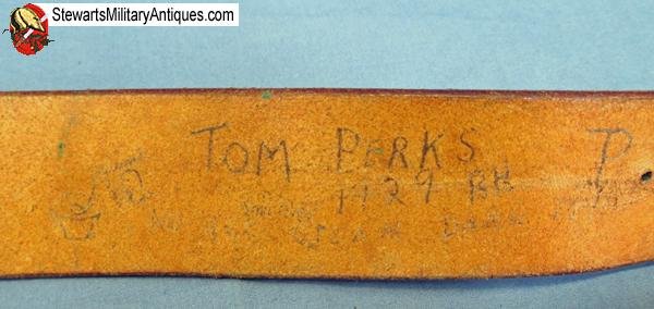  Canadian Post WWII Snake-Buckle Waist Belt 1925 — image 6