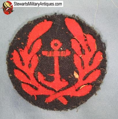  Japanese WWII Navy 3rd Class Petty Officer Round Rating — image 3