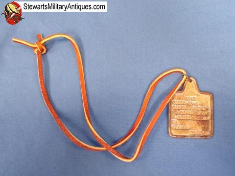  Italian WWII Soldiers Identity Tag — image 2