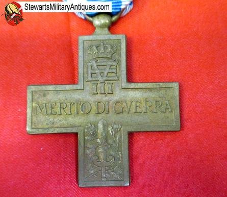  Italian WWI-WWII Military Valor Medal — image 3