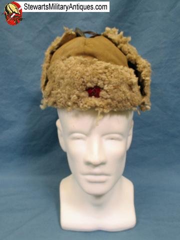  Soviet WWII Army Winter Hat — image 2