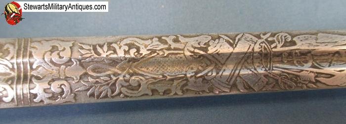  Italian WWII Era Navy Officers Sword — image 8