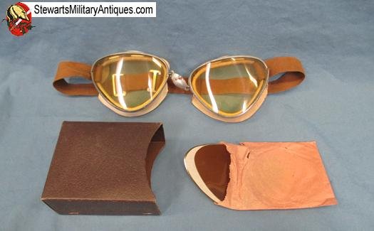  Italian WWII Aviation Goggles — image 2