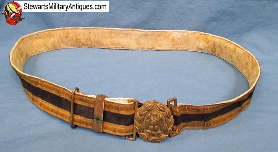  Italian WWII Officers Dress Belt & Buckle — image 2