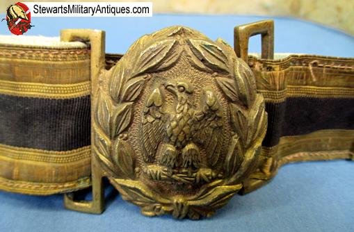  Italian WWII Officers Dress Belt & Buckle — image 3
