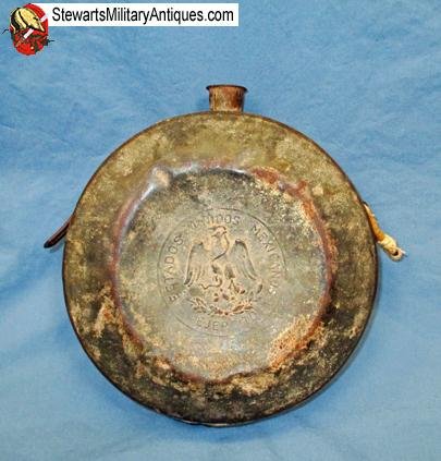  Mexican  Army1880's Drum Canteen — image 2