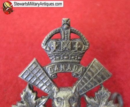  Canadian WWI Edmonton Regiment Cap Badge  — image 4