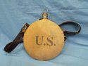 US Indian Wars, Spanish-American War Canteen, Cover and Strap, Very …