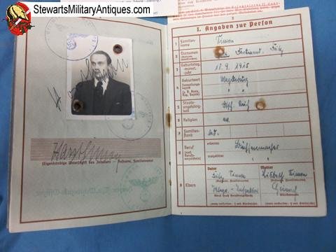  German WWII Army Pz-Jager Wehrpass, KIA Russia 1941  — image 4