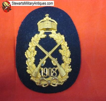  German Pre WWI Prussian Kaiserpreis, Marksmanship Badge 1908 — image 3