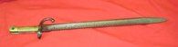 Belgian M1868 Pioneer Bayonet, Sawback
