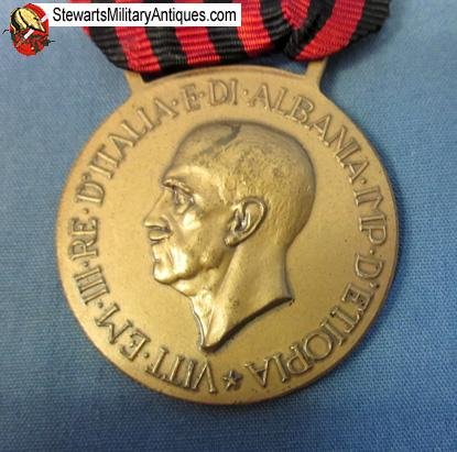  Italian WWII Albania Expedition Medal — image 3