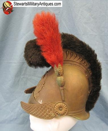  French Early 19th Century Sapeur & Pompier Brass Helmet — image 3