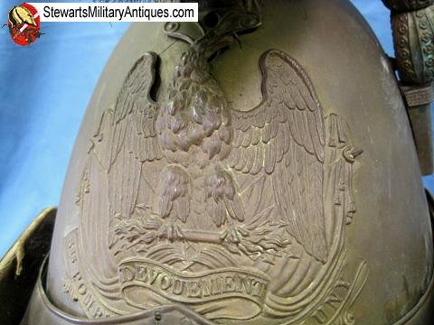  French Early 19th Century Sapeur & Pompier Brass Helmet — image 6