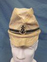 Japanese WWII Navy Officers White Cotton Field Hat