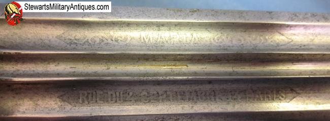  French 1882 Pattern Officers Sword, 1845 Dated Blade — image 7