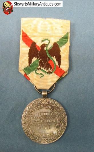   French Mexican Intervention Campaign Medal, 1862-1863   — image 2