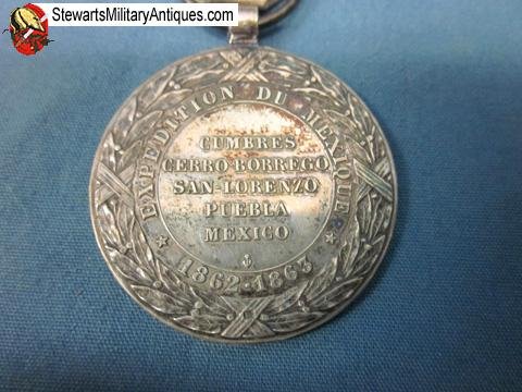   French Mexican Intervention Campaign Medal, 1862-1863   — image 3