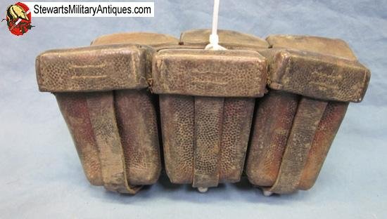  German WWII K98 Pouches, Date & Maker Matched. 1938 — image 6
