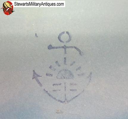  Japanese WWII Enameled Steel Navy Bowl, Battlefield Recovered — image 3