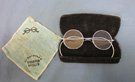 Japanese WWII Eye Glasses & Case, Iwo Jima Souvenir