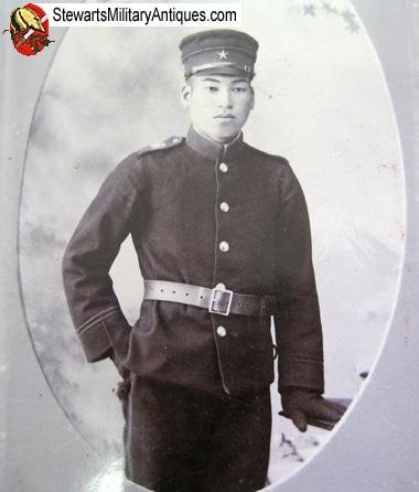  Japanese Meiji Era Russo Japanese War Soldier Photo, 40th Regiment — image 2