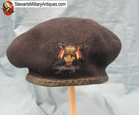  British Cold War Era IX & XII Lancers Beret — image 2