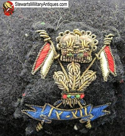  British Cold War Era IX & XII Lancers Beret — image 3