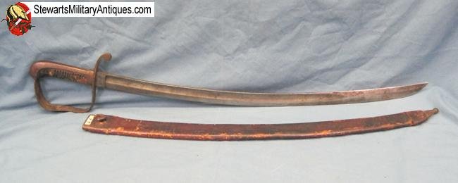  Austrian M1832/59 NCO Sword & Scabbard, Unit Marked, 1859 Date — image 3