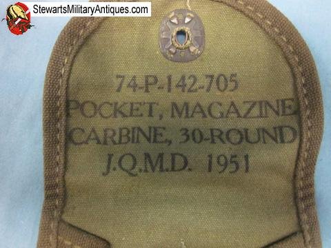  US Korean War M1 Carbine 30 Round Magazine Pouch — image 4