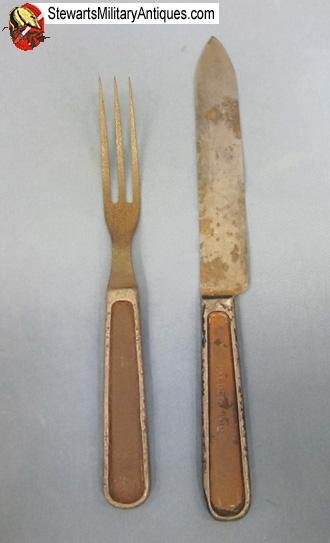  US Indian Wars Messknife & Fork — image 3