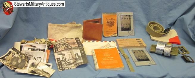  Japanese WWII USMC Iwo Jima Souvenir Grouping — image 3