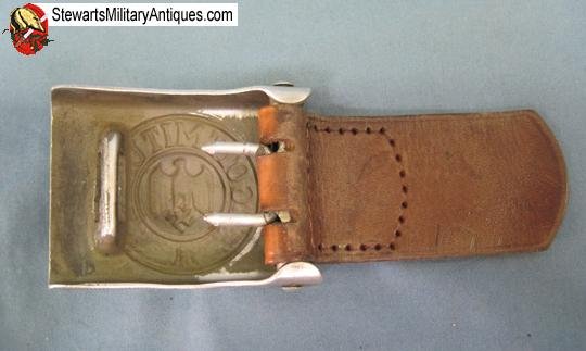  German WWII Army Buckle and 1937 Dated Tab — image 4