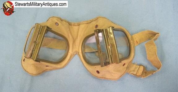  Japanese WWII Drivers Goggles & Carrying Case — image 3