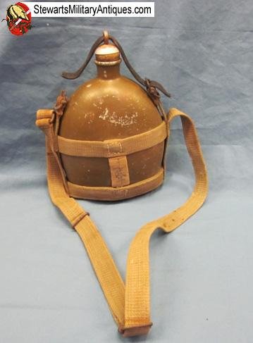  Japanese WWII Type 94 Army EM Canteen & Harness, Named   — image 2