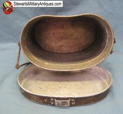  Japanese WWII Early EM Messkit, Articulated Handle — image 3