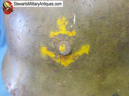  Japanese WWII Late War Navy Helmet Shell — image 3