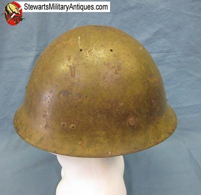  Japanese WWII Late War Navy Helmet Shell — image 4