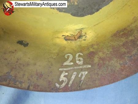  Japanese WWII Late War Navy Helmet Shell — image 5