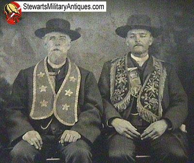  Tintype of Fraternal Order Brothers in half Union Case — image 4