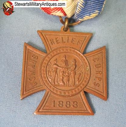  US Civil War GAR Womans Relief Corps Medal, 1888 — image 3