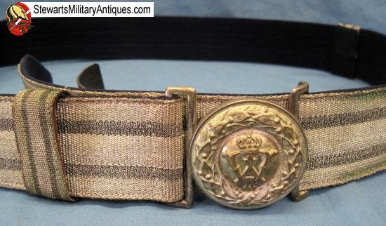  German WWI Prussian Officers Dress Belt & Buckle — image 4