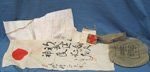Japanese WWII Personal Effects & Thousand Stitch Belt Grouping